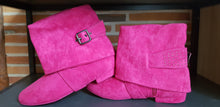 Aurora dance boots fuchsia