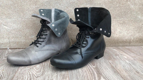 King Combat Boot - Distressed Gray